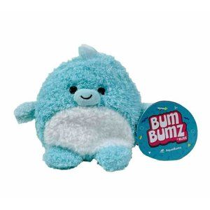 BumBumz NWT 4.5" Bree The Blowfish Plush Toy AquaBumz Series Blue